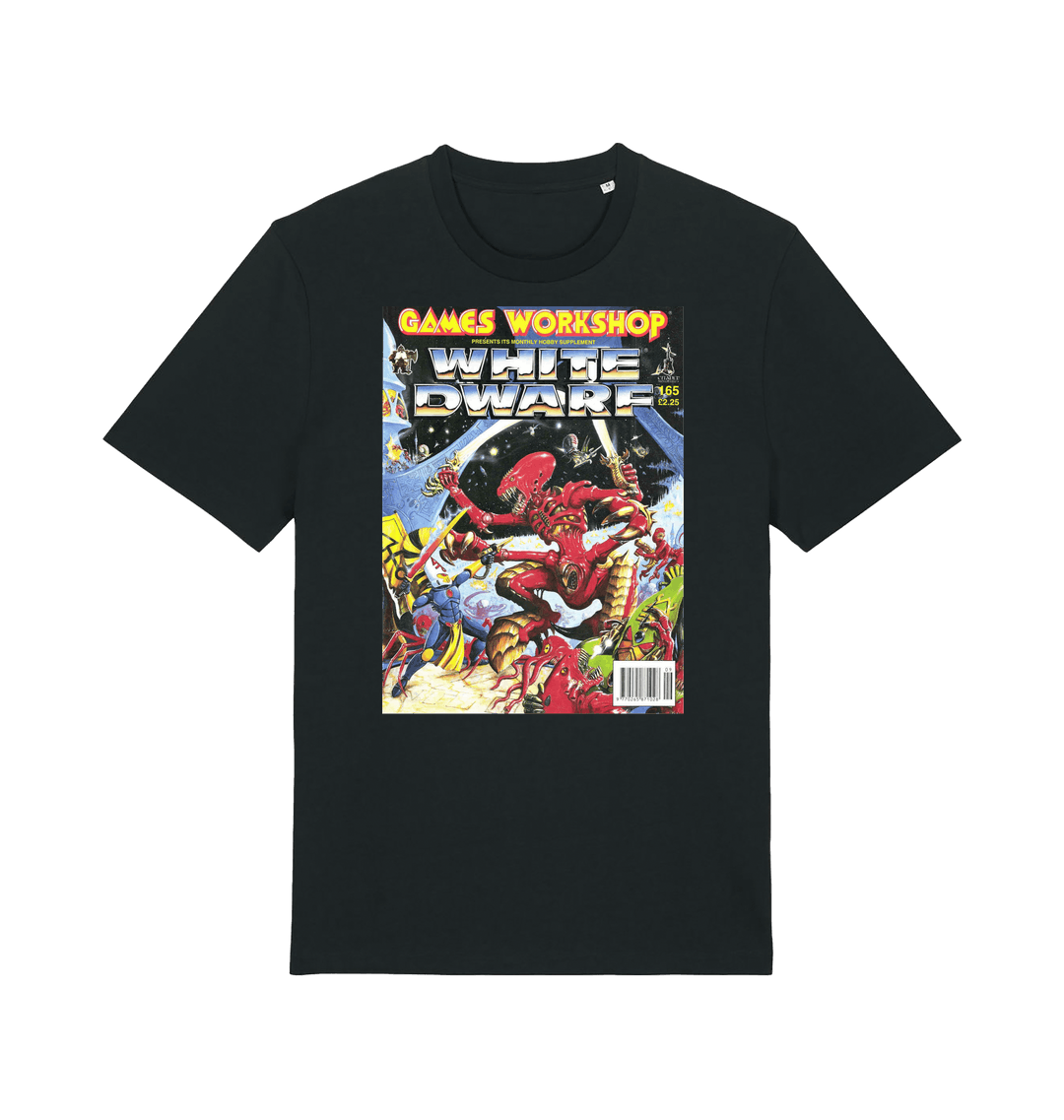 Black Printed T-shirt Front